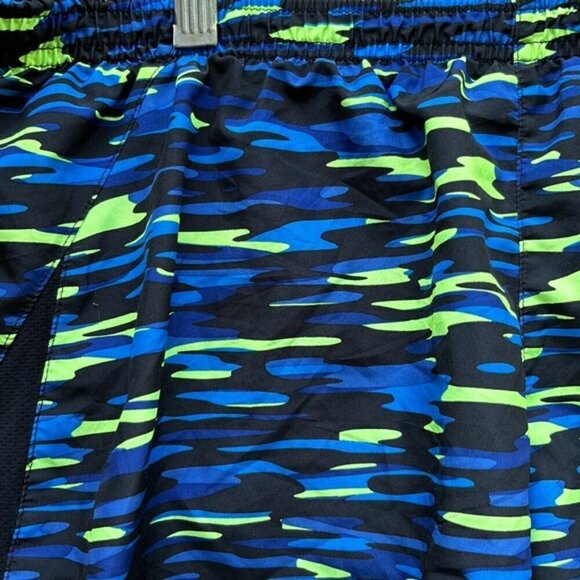 Nike Running Shorts Camo/Neon Sz XL - Picture 2 of 10